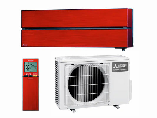 Mitsubishi Electric LN25 - rubiininpunainen asennettuna (Perusasennus, PK-Seutu)