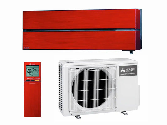 Mitsubishi Electric LN35 - rubiininpunainen asennettuna (Perusasennus, PK-Seutu)