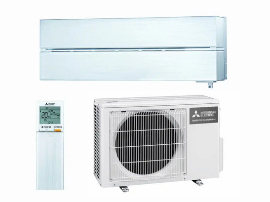 Mitsubishi Electric LN35 - helmenvalkoinen asennettuna (Perusasennus, PK-Seutu)