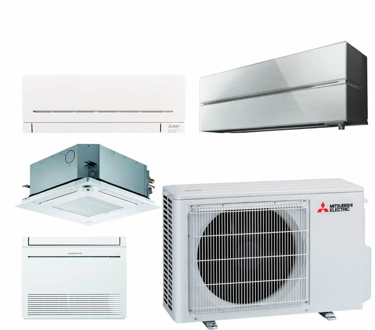 Mitsubishi Electric MXZ-F + sisäyksikkövariaatiot, HINTA ALKAEN KAHDELLA SISÄYKSIKÖLLÄ ASENNETTUNA. (Multi 2-Perusasennus PK-Seutu)
