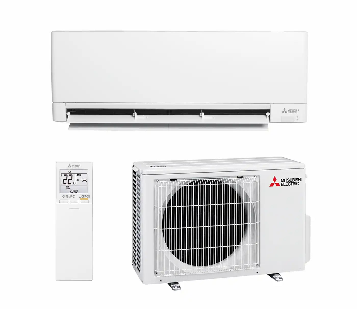 Mitsubishi Electric AY35 - mattavalkoinen asennettuna (Perusasennus, PK-Seutu)